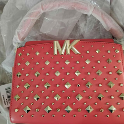 For Sale: Stunning Michael Kors Karlie Crossbody Bag in Dahlia Pink!