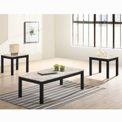 3PC COFFEE TABLE SET BRAND NEW IN THE BOX