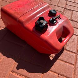 MOELLER poly plastic 6.5 GALLON outboard engine GAS FUEL TANK CAN marine