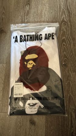 Bape shirt black,white
