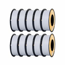 20 pcs KINGROON White PETG Basic 3D Printer Filament