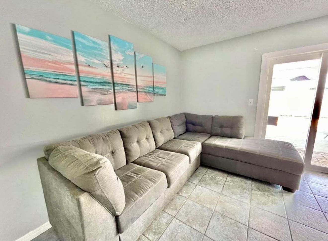 L-shaped couches