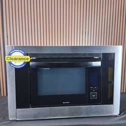 Sharp Supersteam+ Superheated Steam and Convection Built-in Wall Oven (SSC3088AS-D-1817)