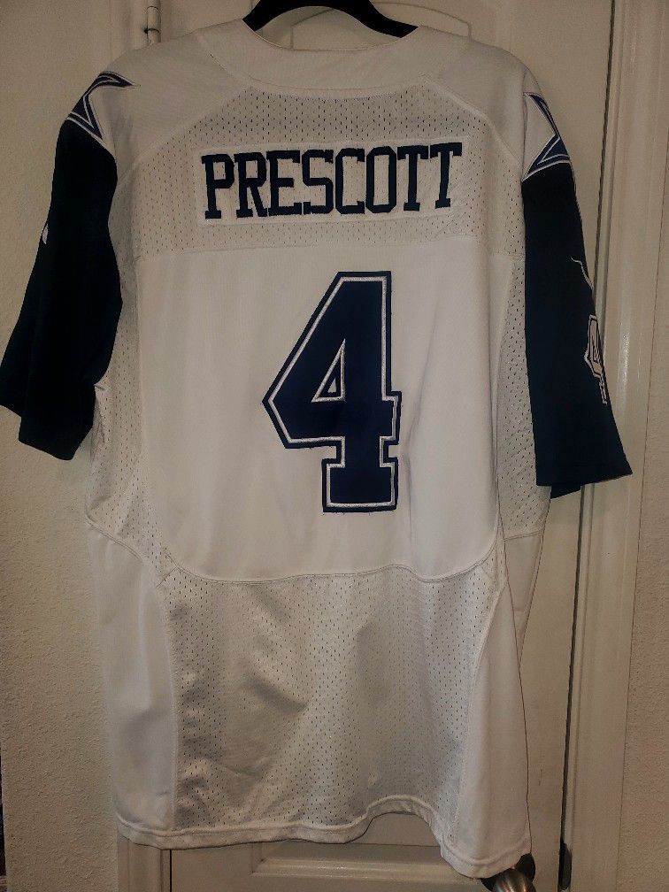 NFL Dak Prescott #4 Dallas Cowboys Mens 48  M/L Nike Jersey 
Pre owned condition!