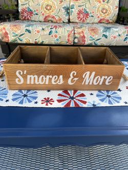 Farmhouse box with 3 compartments