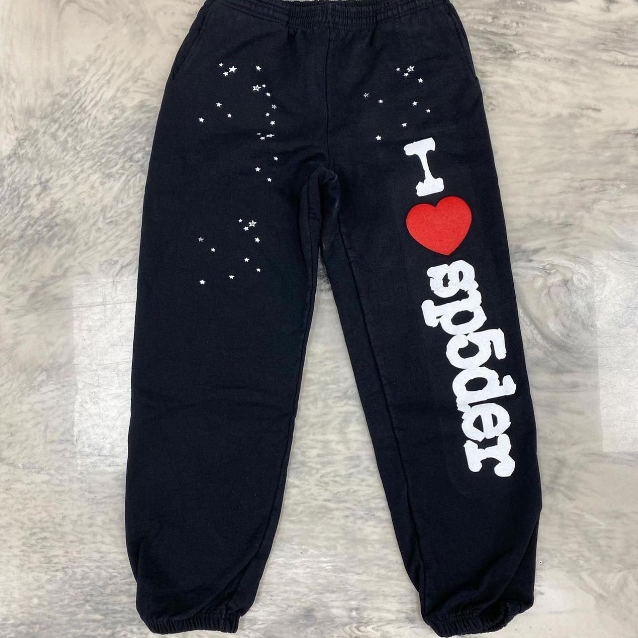 I Love Sp5der sweats 