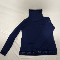 Nike Dri-FIT Navy Pullover Large - Perfect for Workouts!