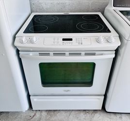 Stove Whirlpool Gold 30” Range Glass Top Like New FREE DROP OFF