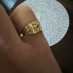Gold Nugget Ring
