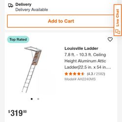 Aluminum Folding Attic Ladder