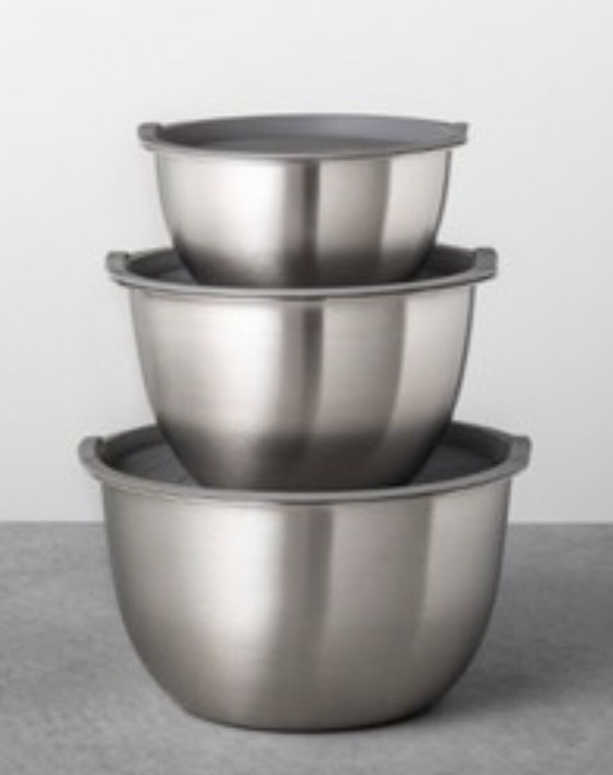 3pk metal serving bowel