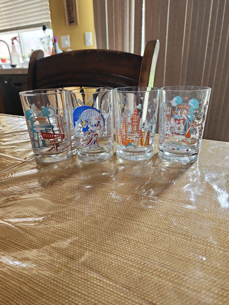 Disney Glass Cups