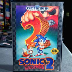 Sonic the Hedgehog 2 (SEGA Genesis, 1992) *TRADE IN YOUR OLD GAMES FOR CSH OR CREDIT HERE/WE FIX SYSTEMS*
