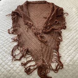 Shawl Wrap - Beautiful Crocheted Wrap Shawl (New)