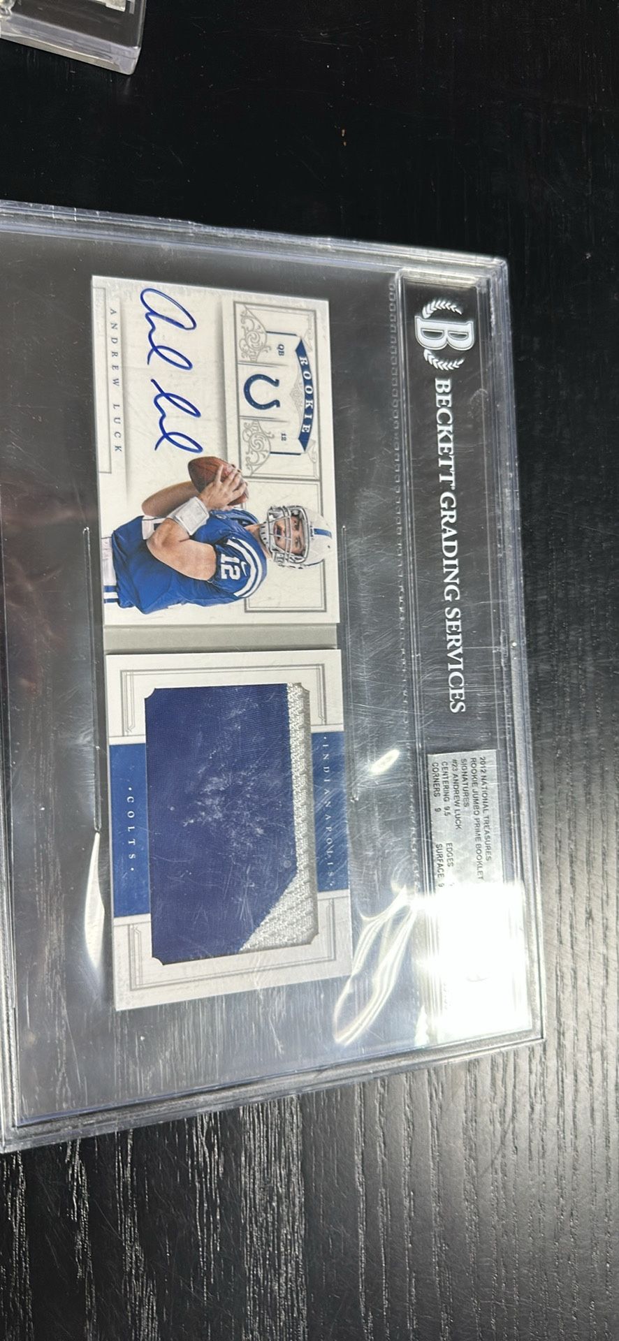 Jumbo Andrew Luck Card 