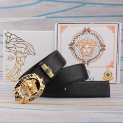 Versace Black Belt New 