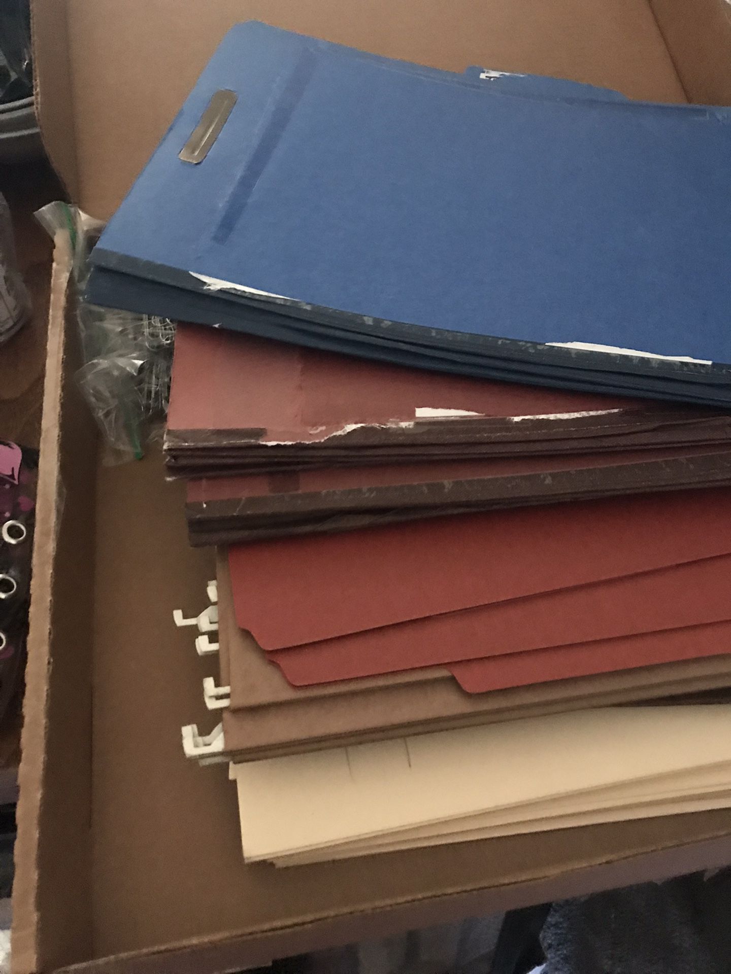 More….Classified Folders, Manilla Folders, File Cabinet Dividers And Large Paperclipsop