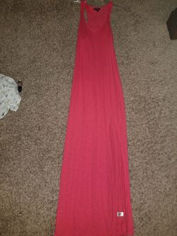 Pink maxi dress