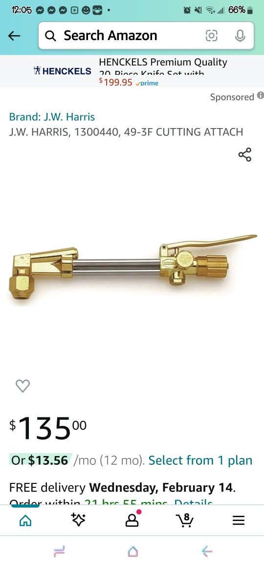 J.W. HARRIS Gas Cutting Attachment