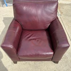 Oversized Leather Chair