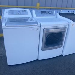 Top loading kenmore washer and LG electric Dryer can deliver 