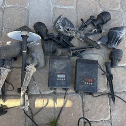 2 Low Voltage Transformes With Lights