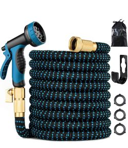 New 100ft Expandable Garden Hose With Nozzle