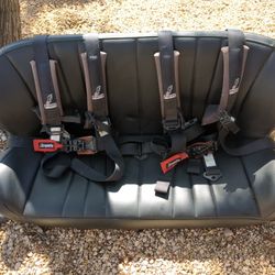 Yamaha Rhino Rear Bench Seats With Harness