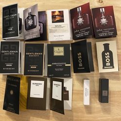 New Mens Cologne Lot Sample Travel Size High End Designer 15 Lot 2 - $20