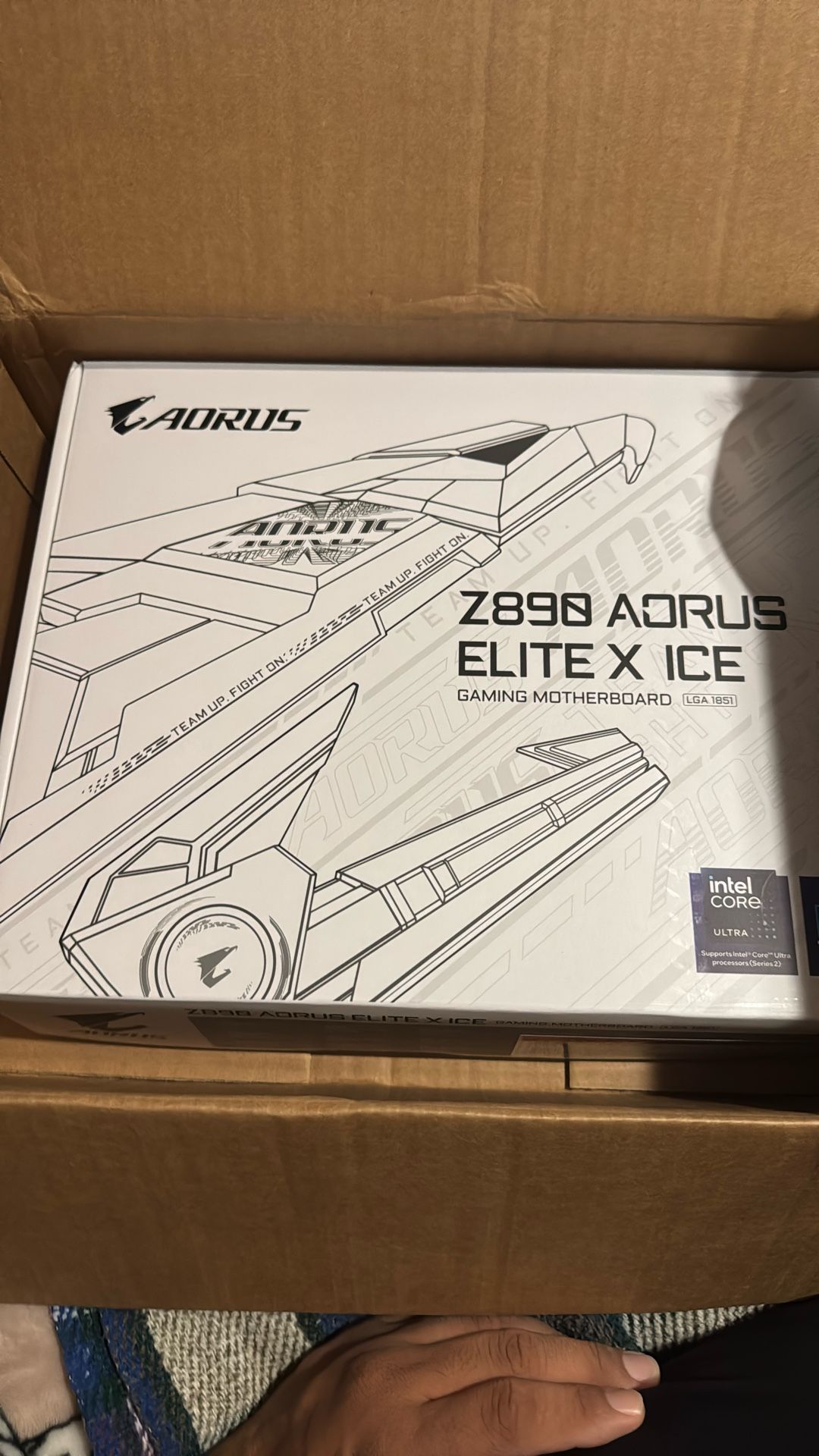 Z890 Aorus Elite X Ice Motherboard
