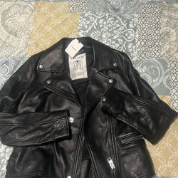 Coach Leather Moto Jacket 