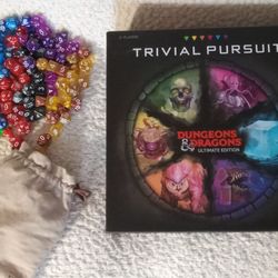 DnD Trivia Game And Dice