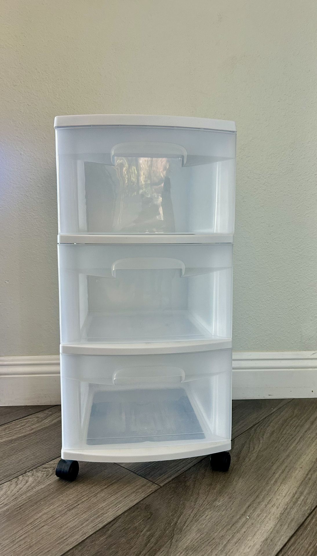 3 Drawer Plastic Storage