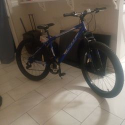 3.0 Mountain Bike Blue  Fat Tires