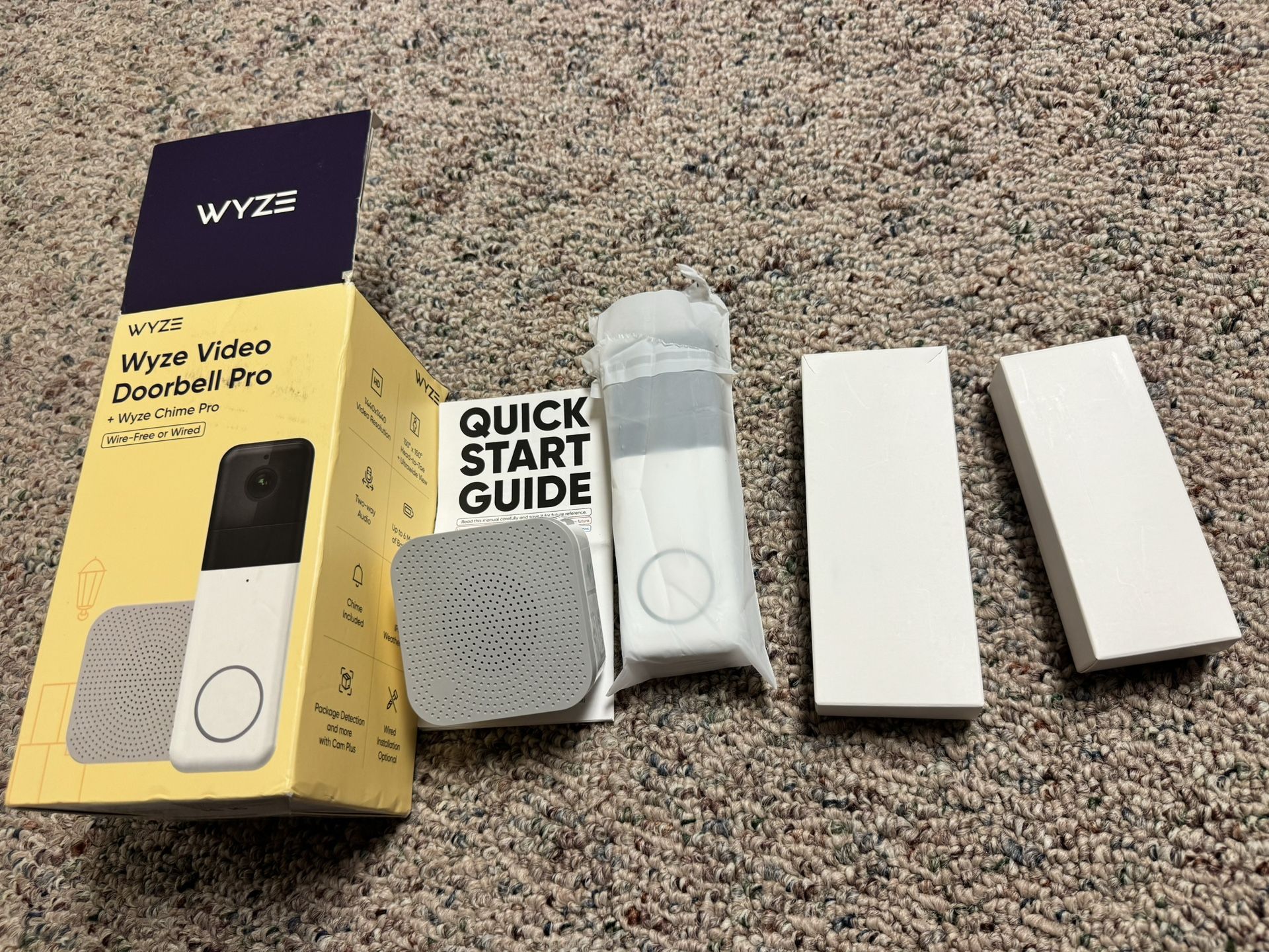 New Wyze Video Doorbell Pro security camera 