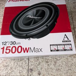 New 12 Inch pioneer Shallow Subwoofers.