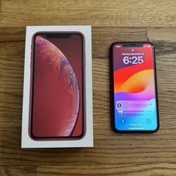 Mint Condition iPhone XR Factory Unlocked Product Red 64GB for