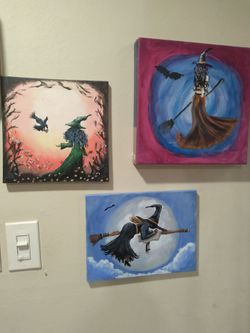 Halloween witches