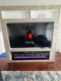 TV Entertainment Center/ Fireplace 