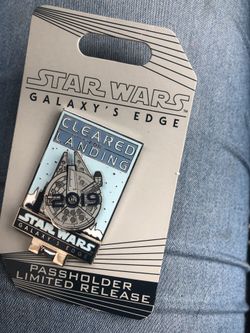 Limited edition opening day star wars galaxy wedge pin