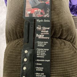 Leather Hair Glove