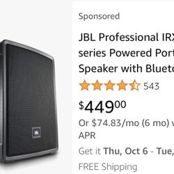 Jbl Irx 12" Powered Bluetooth Speaker