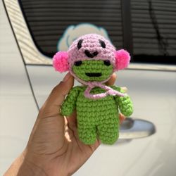 Smiski Crochet Keychain 