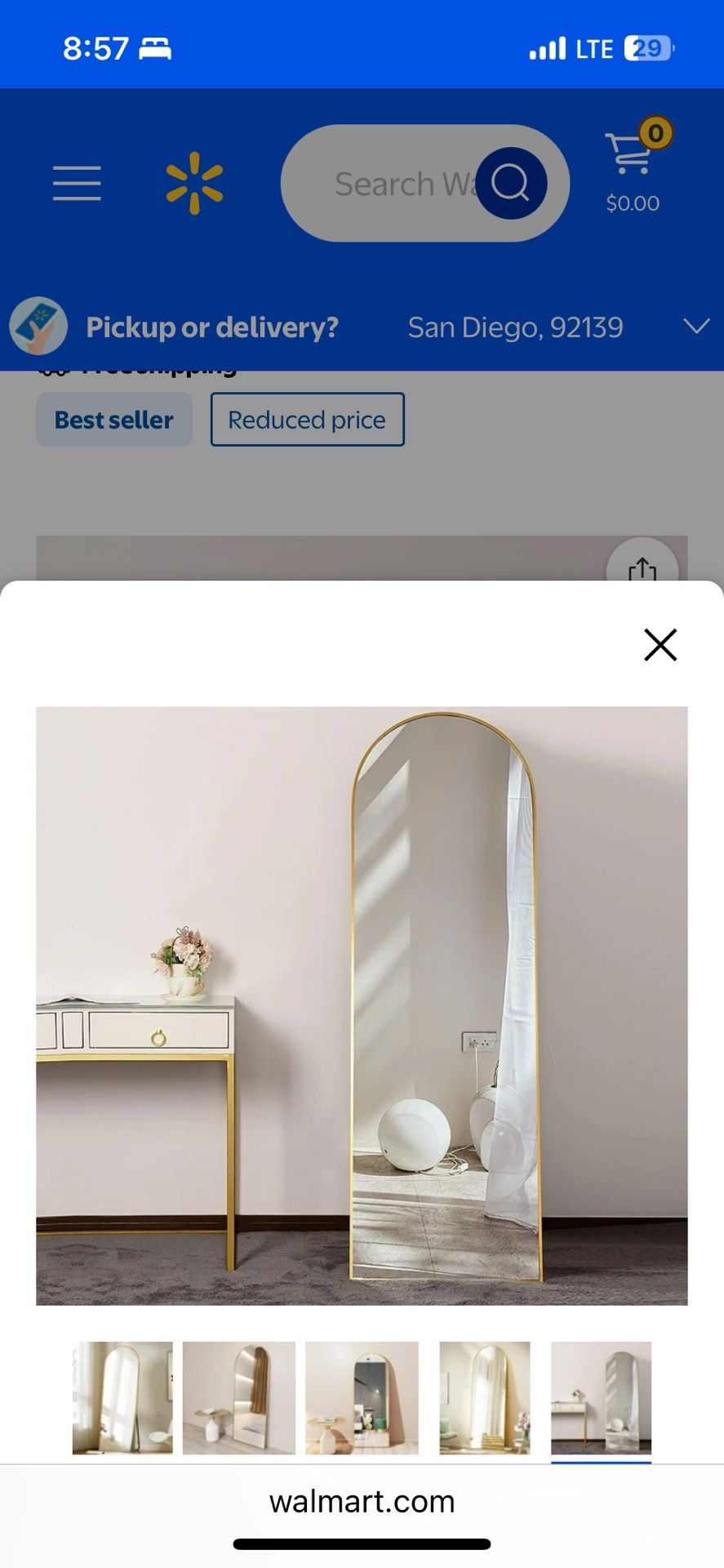 Gold Mirror 