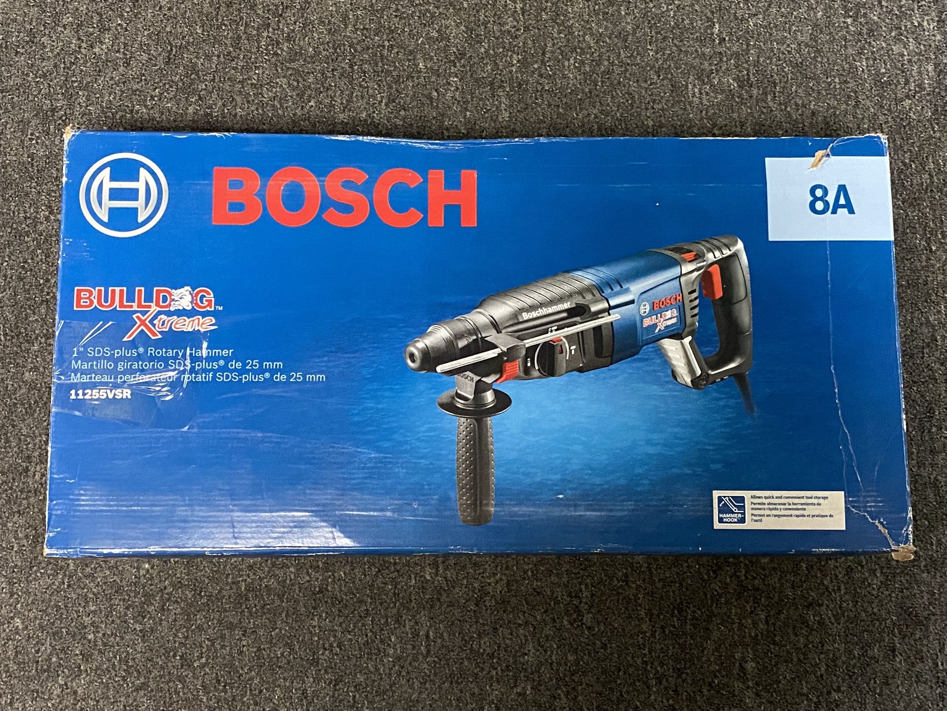 Bosch Bulldog 11255VSR SDS-PLUS Rotary Corded 1" Hammer Drill Brand New