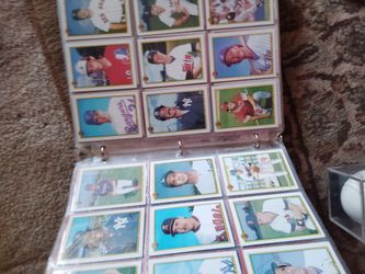 Baseball cards box