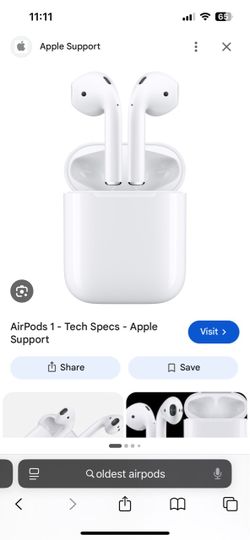 Apple AirPods 1st Generation with Charging Case