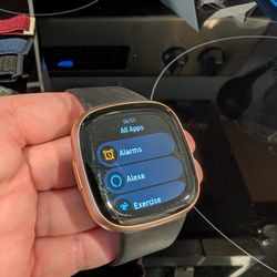 Rose Gold Fitbit Versa 4