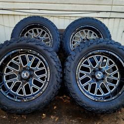 20” Xtreme Force Rims With All Terrain Tires 