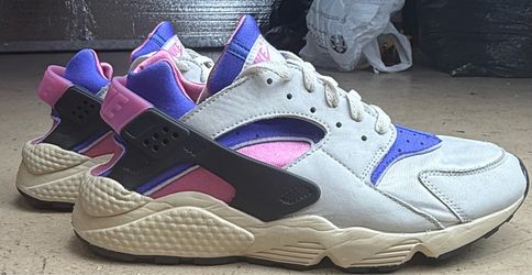 Nike Huarache Sneakers US 10 White Blue Pink